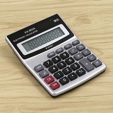 8-Digit Desktop Calculator Standard Function Dual Power Calculator Solar and AA Calculator price