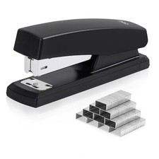 DELI MANUAL DESKTOP STAPLER - EASY 25 SHEET BINDING, INCLUDES STAPLES, DURABLE C Stapler price