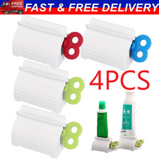 4PCS Rolling Toothpaste Tube Squeezer polygel Easy Dispenser Seat Holder Stand Toothbrush Holder price