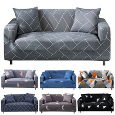 1 2 3 4 Seater Slipcover Floral Printed Stretch Sofa Couch Cover Chair Protector Sofa & Couch Cover price