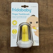 NEW Baby Baby's First Finger Toothbrush with Storage Case, 3 Months and Up 1pk Baby Toothbrush Case price