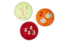 Set of 3 Tiddliwinks ABC,123 Velour 9" Wall Art, NEW Baby Nursery Kids Room Baby & Kids' Room Set price