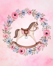 Nursery Whimsical Blush Set Vintage Baby 8x10 Kids Room Print Wall Art Poster Baby & Kids' Room Set price