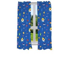 Franco Kids Baby Shark Room Window Curtains Drapes Set, 82 in x 63 in Baby & Kids' Room Set price
