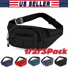 Men Women Fanny Pack Belt waist Bag Cross body Sling Shoulder Travel Sport Pouch Unisex Sports Bag price
