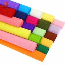 9.8"x8ft/Roll Crepe Paper for Handmade Paper Flower Wedding Birthday Party Decor Crepe Paper price