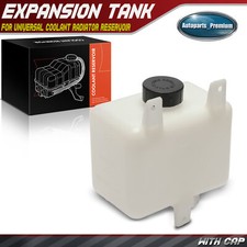 1x New Universal Coolant Radiator Reservoir Bottle Overflow Tank White with Cap Reservoir price
