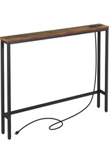 Narrow Console Table with Power Outlets, Behind Couch Console Furniture price