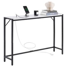 VEVOR Marble Console Table Modern Narrow Long Console Table with Power Outlet Console Furniture price