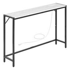 Marble Console Table Modern Narrow Long Console Table with Power Outlet Console Furniture price