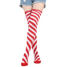 Casual Ladies Girls Long Color Socks Over The Knee Plain Cotton Enriched Socks Girls' Socks price