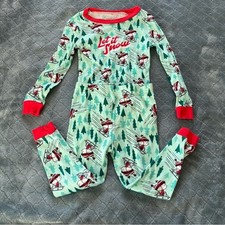 Peanuts Snoopy Let It Snow Pajamas Set Kids Size 4T Long Sleeve Pants Girls' Pajamas price