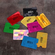 10PCS Anti RFID Blocking Card Sleeve-Secure Credit/Debit Card Holder ID Wallet Unisex Wallet price