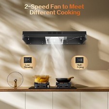 Zomagas 36in Kitchen Under Cabinet Range Hood Cook Vent 230CFM Convertible Black Range Hoods price