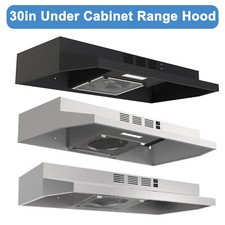 30inch Under Cabinet Range Hood 230CFM Ducted/Ductless Kitchen Cook Fan LED New Range Hoods price