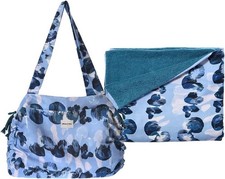 100% Turkish Beach Towel Convertible into a Beach Bag Blanket Multi-functional Beach Towel price