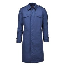 Original Dutch Military issue Men's raincoat quilted liner trenchcoat solid blue Men's Raincoat price