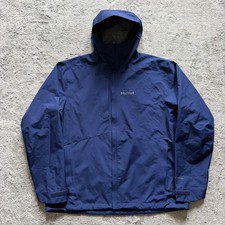 Marmot Minimalist Gore-Tex Shell Rain Jacket Mens XL Blue Waterproof Men's Raincoat price
