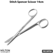 Dental Spencer Stitch Scissors  Suture Removal Hook Surgical Instrument Scissors price