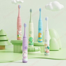 Electric For Kids Toothbrush 4 Modes Battery Toddler Operated Silicone Baby IPX7 Baby Toothbrush price