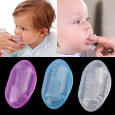 Baby Infant Soft Silicone Finger Toothbrush Teeth Rubber Massager Brush with Box Baby Toothbrush price