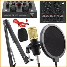 Home Studio Recording Kit Mixer Condenser Microphone Bundle for Music Podcast Studio Microphone price