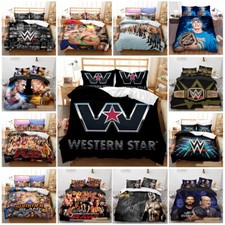 WWE Wrestling Doona Quilt Duvet Cover Set Single Double King Size Bed Decorate Duvet Cover Set price