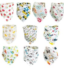 Set of 10 Baby Bandana Bibs Feeding Bib price
