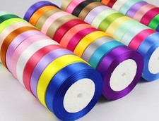 15mm Width Satin Ribbon Scrapbook Wedding Wrap Party Decor Gift Packing $3.59/3M Ribbons price