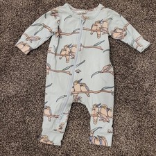 Peter Alexander Baby Kookaburra Print Pajamas 0/3 Months Organic Cotton Baby Pajamas price