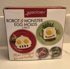 Gia's Kitchen Robot & Monster Egg Molds 2 Piece Set Kitchen Robots price