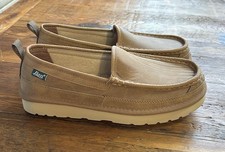 Bass Men's Sherpa Lined Moccasin Slippers Comfort Loafers Indoor Outdoor SZ 8 Men's Slippers price