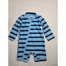 Baby Boy Blue Striped Long Sleeve Rash Guard 3-6M Baby Swimsuit price