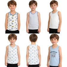 Kids Boys Tank Top Beach Undershirt Activewear Vest Underwear Tank Singlet Tee Boys' Tank Top / Undershirt price