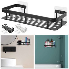 Punch-free Bathroom Shelf Wall Mounted Luxury Storage Rack Kitchen Organizer Bathroom Shelf price