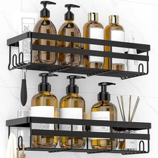 WOWBOX Shower Caddies 2 Pack - Adhesive Hanging Shower Shelf - Bathroom Bathroom Shelf price