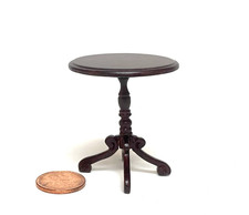 BESPAQ DOLLHOUSE MINIATURE VICTORIAN SIDE/END TABLE MAHOGANY FINISH 5104 MH Side Table price
