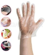 100pcs Disposable Plastic PE Gloves for Kitchen Cooking Cleaning Food Prep New Kitchen Glove price