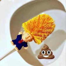 Fun Gag Toy Trump Toilet Brush!! Toilet Brush price