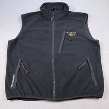 Mountain Hardwear Gore Windstopper Vest Mens XL Black Fleece Lined Outdoor Windstopper & Fleece price