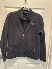 Mountain Hardwear Fleece Jacket Womens Small Black Sherpa Wind Stopper Hiking Windstopper & Fleece price