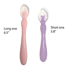 Feeding Spoons Set of 2 Baby Soft Silicone Spoon with Travel Case FDA Approved Feeding Set price