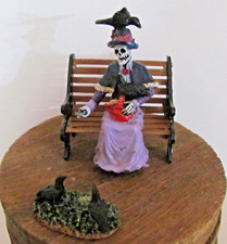 Lemax Spooky Town Figurines - Feeding The Birds, Set of 2 #22101 Feeding Set price