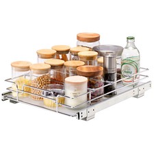 Kitchen Cabinet Pull Out Shelf Organizer Slide Out Drawer Basket 12/13/16/18/22" Cabinet price