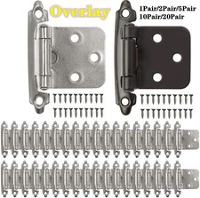 Overlay Kitchen Cabinet Hinges Self Closing Face Mount Cupboard Door Hinge Lot Cabinet price