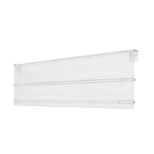 Clear Plastic Bathroom Medicine Cabinet Shelf 12.875"x3.625" Cabinet price