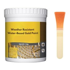 150g Weather Resistant Water-Based Gold Paint, Water Based Gold Leaf Paint Gold Leaf Paint price