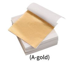 Leaf Foil Sheets Gilding Art Craft Metallic Transfer Decorative Painting 8x8.5cm Gold Leaf Paint price