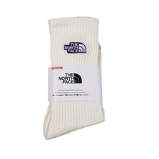 The North Face Crew Socks Mens Large 9-11 White Embroidered Logo Outdoor NWT Socks (Outdoor) price