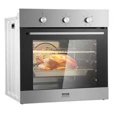 VEVOR Single Wall Oven 24" Electric Built-in Wall Oven 6 Functions 2.68 Cu. Ft Built-in Ovens price